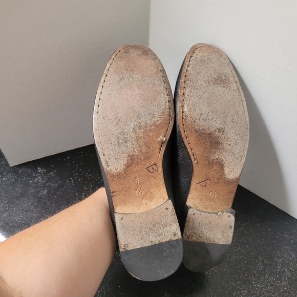 Sandrino Black Leather Horse Bit Loafers - Picture 7 of 8